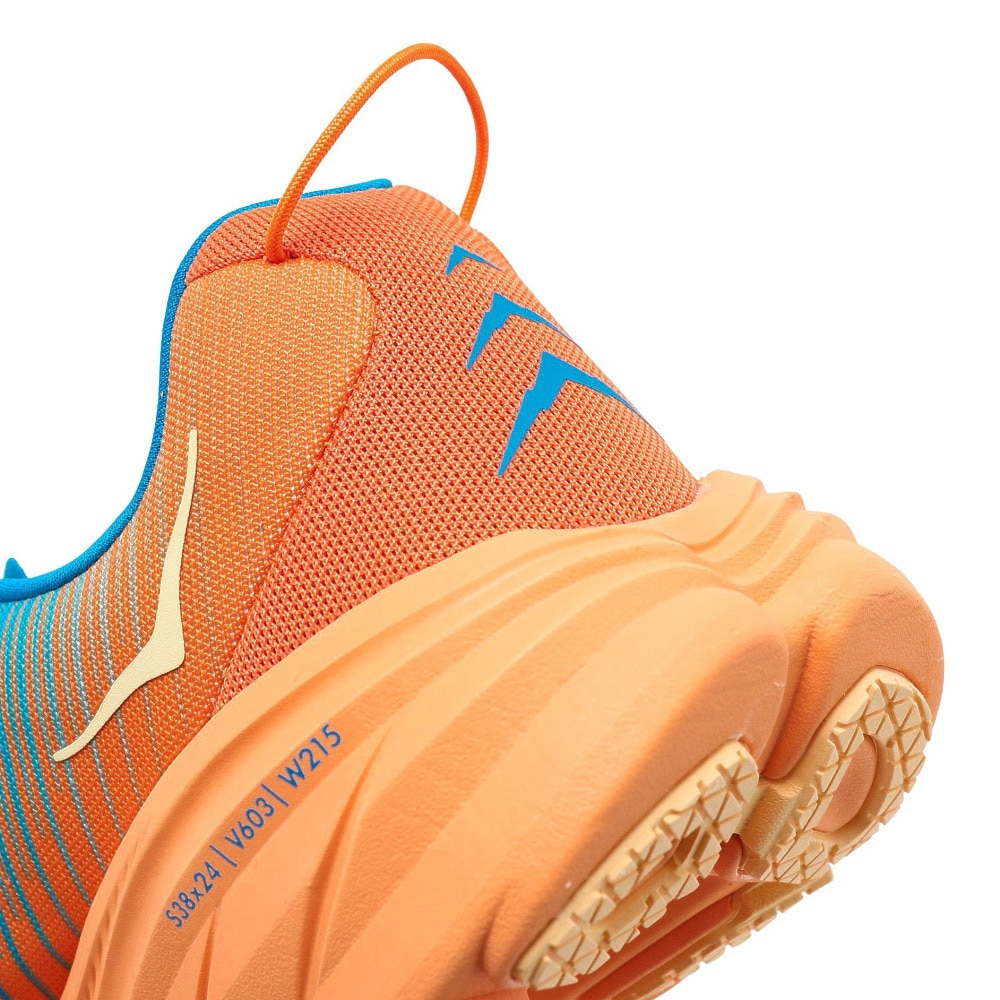 ホカ（HOKA）（メンズ）ランニングシューズ リンコン3 レギュラー ブルー オレンジ 1119395-CSVO スニーカー ジョギング マラソン 厚底 軽量 部活