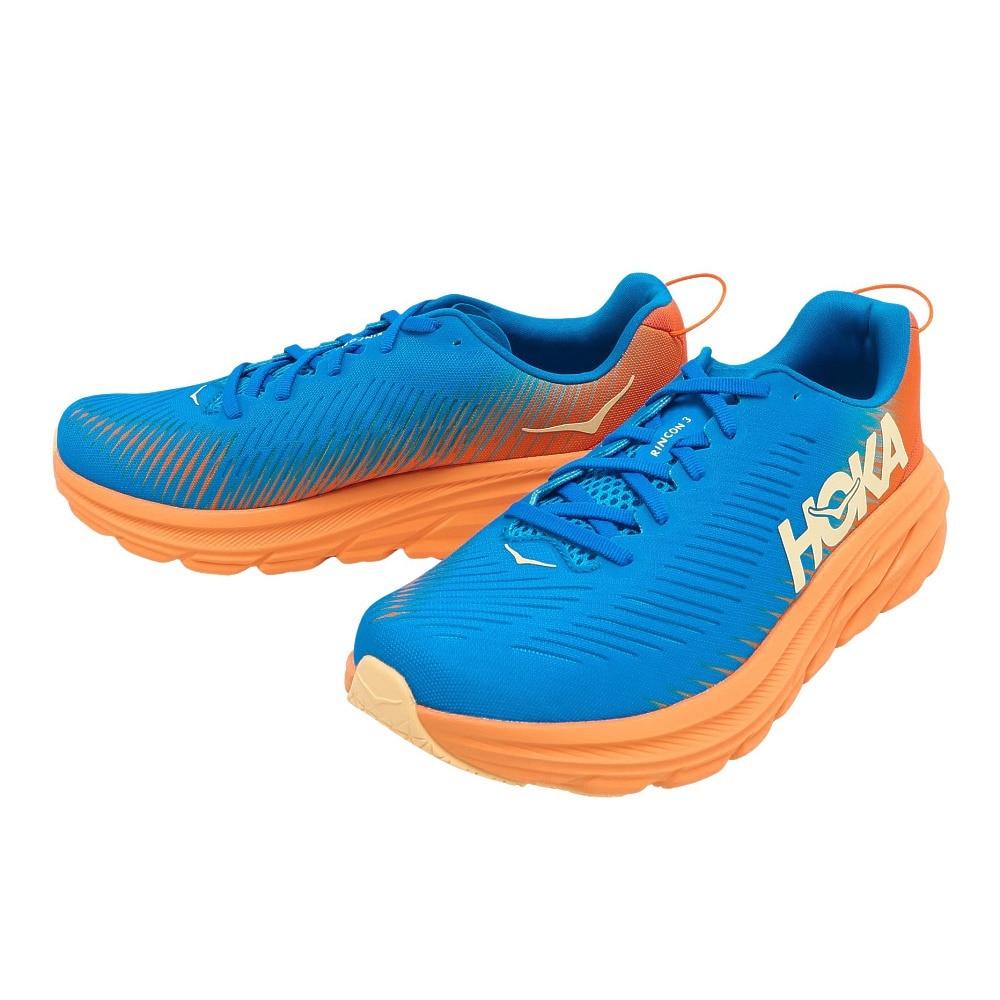 ホカ（HOKA）（メンズ）ランニングシューズ リンコン3 ブルー オレンジ