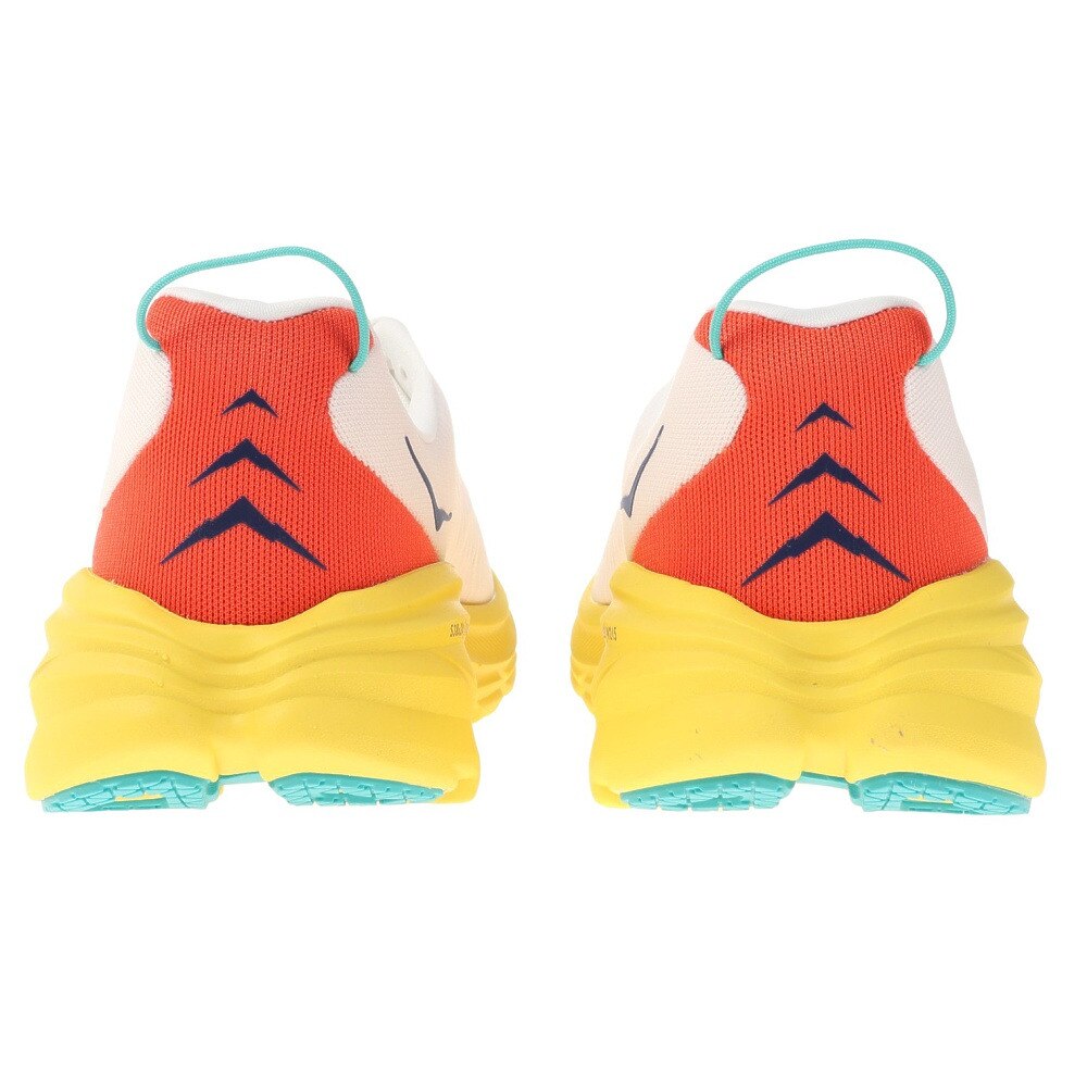 ホカ（HOKA）（メンズ）ランニングシューズ リンコン3 レギュラー ホワイト イエロー 1119395-WEGG スニーカー トレーニング ジョギング 軽量 クッション