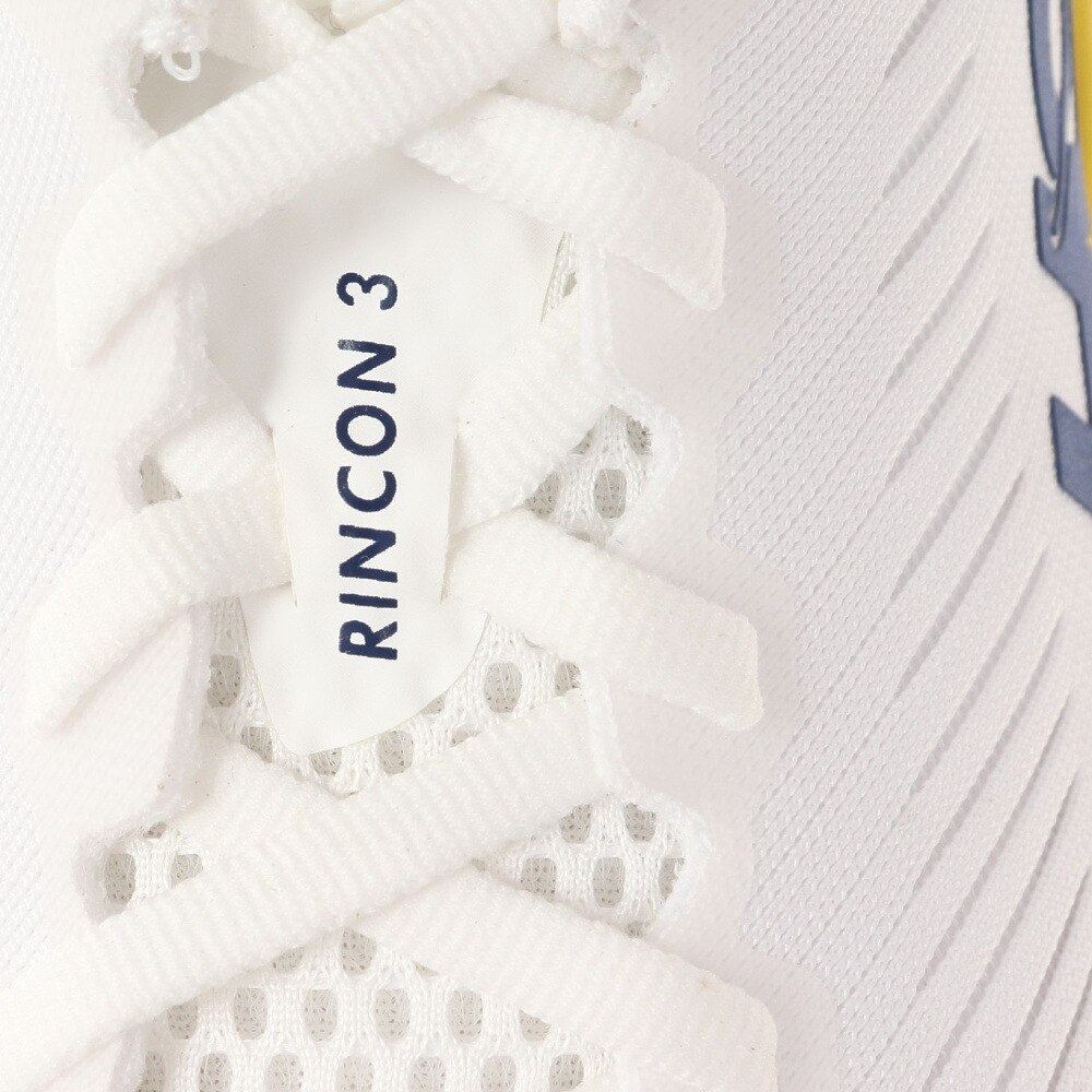 ホカ（HOKA）（メンズ）ランニングシューズ リンコン3 レギュラー ホワイト イエロー 1119395-WEGG スニーカー トレーニング ジョギング 軽量 クッション