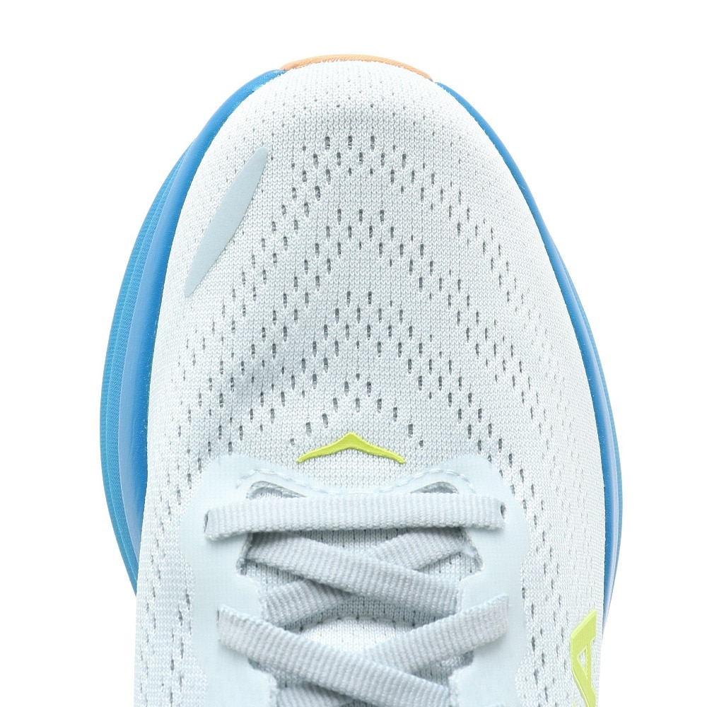 ホカ（HOKA）（メンズ）ランニングシューズ ボンダイ 8 BONDI 8 レギュラー グレー グリーン 1123202-IFBOB スニーカー トレーニング ジョギング 軽量