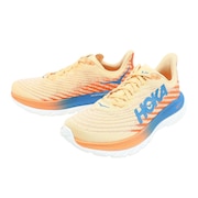 ホカ（HOKA）（メンズ）ランニングシューズ マッハ 5 MACH 5 オレンジ ブルー 1127893-IVOR スニーカー トレーニング レース 厚底 軽量 部活