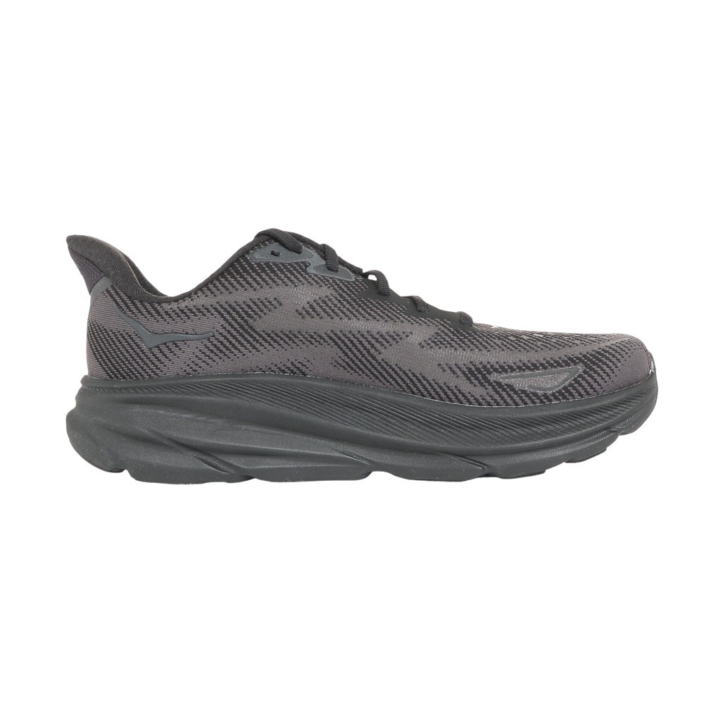 ホカ（HOKA）（メンズ）ランニングシューズ Clifton 9 クリフトン9 レギュラー ブラック 1127895-BBLC スニーカー トレーニング ジョギング