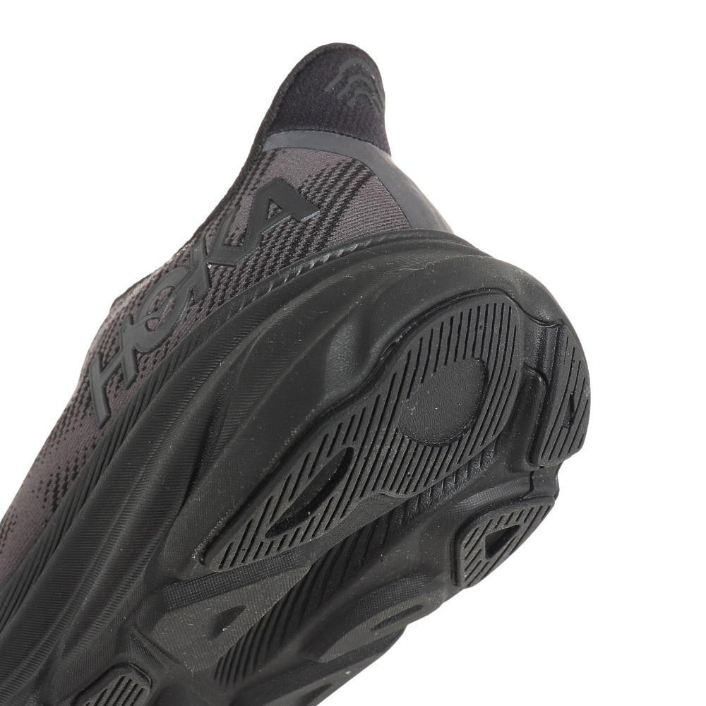 ホカ（HOKA）（メンズ）ランニングシューズ Clifton 9 クリフトン9 レギュラー ブラック 1127895-BBLC スニーカー トレーニング ジョギング