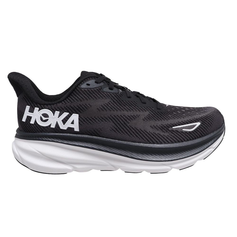 ホカ（HOKA）（メンズ）ランニングシューズ Clifton 9 クリフトン9 ブラック ホワイト 1127895-BWHT スニーカー トレーニング ジョギング
