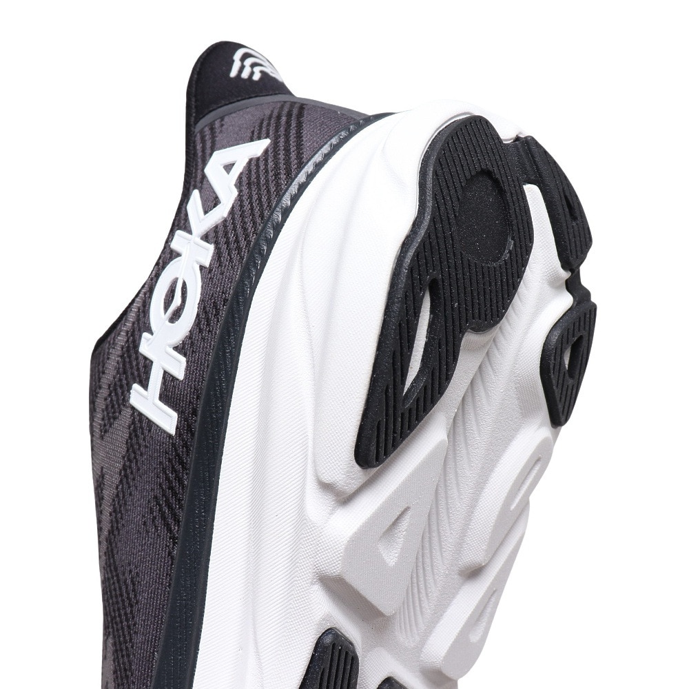 ホカ（HOKA）（メンズ）ランニングシューズ Clifton 9 クリフトン9 レギュラー ブラック ホワイト 1127895-BWHT スニーカー トレーニング ジョギング