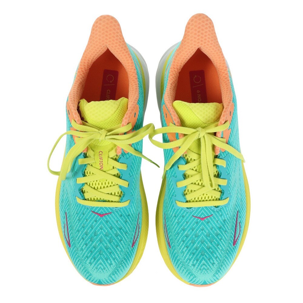 ホカ（HOKA）（メンズ）ランニングシューズ クリフトン 9 レギュラー ターコイズ 1127895-CEPR スニーカー ジョギング ウォーキング トレーニング 