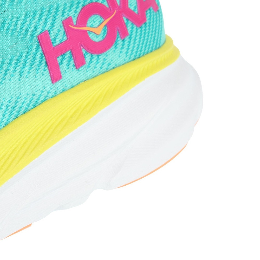 ホカ（HOKA）（メンズ）ランニングシューズ クリフトン 9 レギュラー ターコイズ 1127895-CEPR スニーカー ジョギング ウォーキング トレーニング 