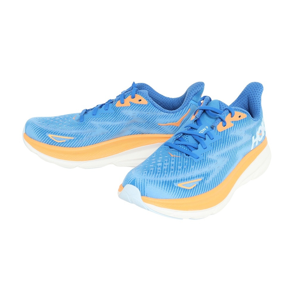 ホカ（HOKA）（メンズ）ランニングシューズ Clifton 9 クリフトン9 ブルー 1127895-CSAA スニーカー トレーニング ジョギング