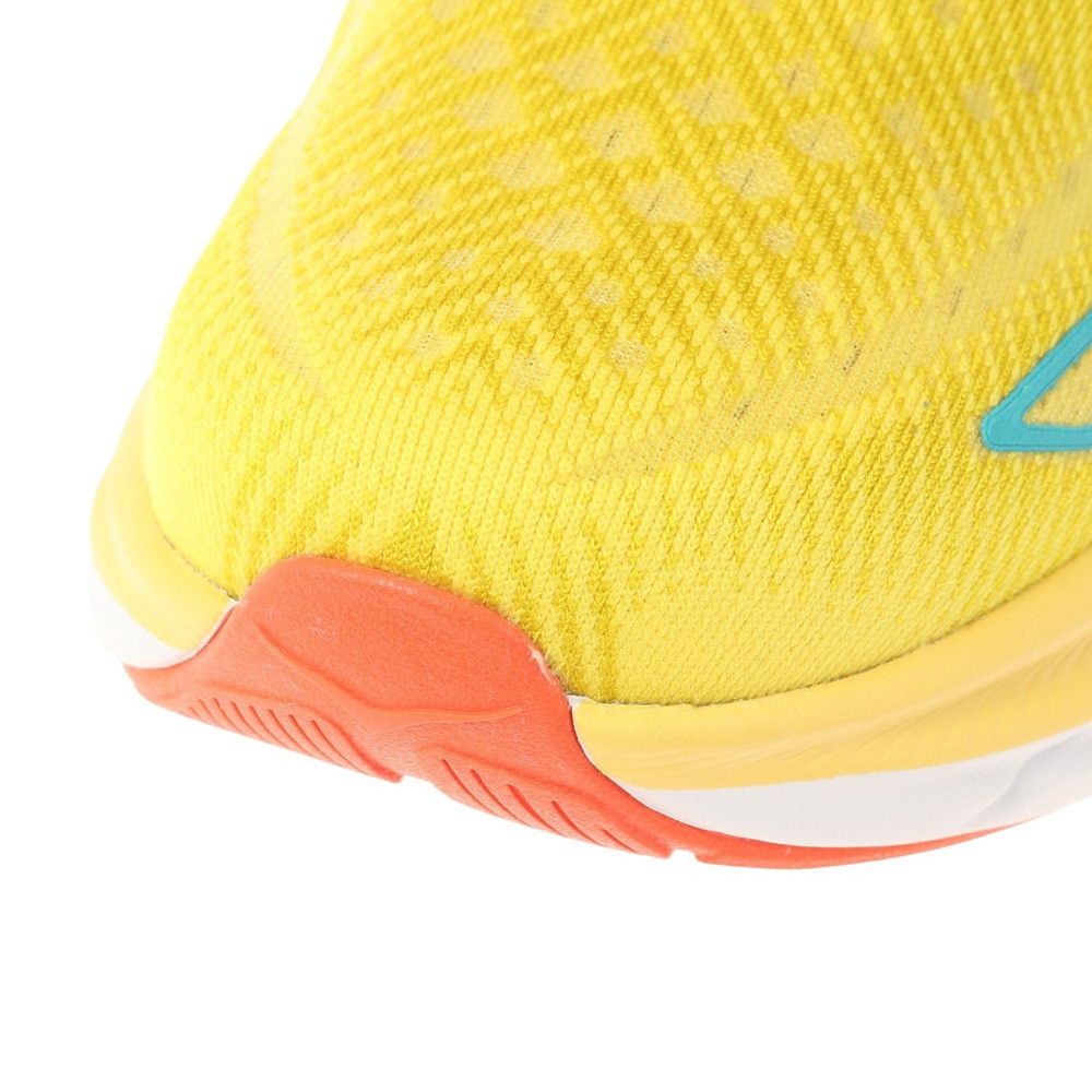 ホカ（HOKA）（メンズ）ランニングシューズ クリフトン 9 レギュラー イエロー オレンジ 1127895-PFMZ スニーカー トレーニング ジョギング ロード 厚底