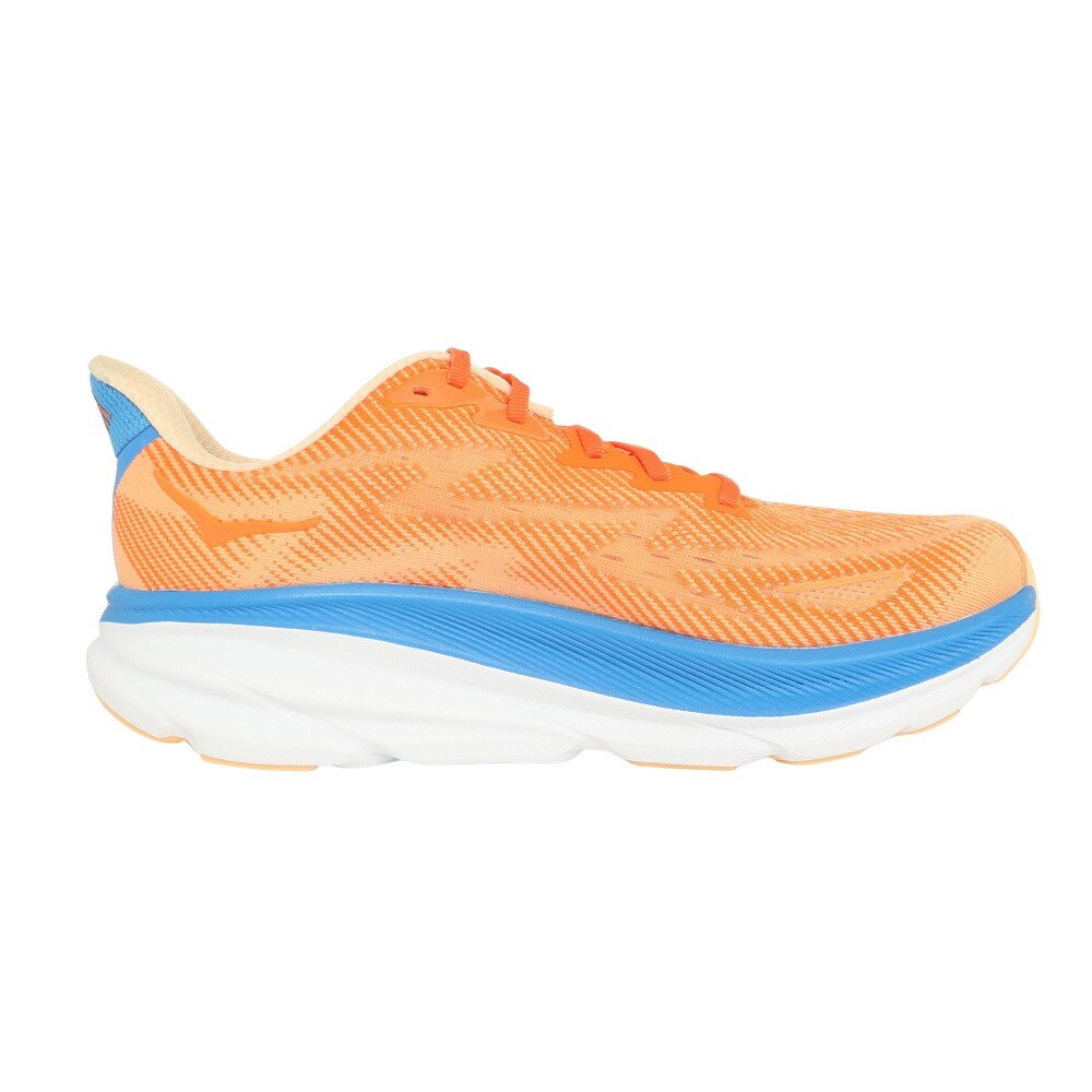 ホカ（HOKA）（メンズ）ランニングシューズ Clifton 9 Wide クリフトン9 ワイド オレンジ 1132210-VOIM スニーカー トレーニング ジョギング