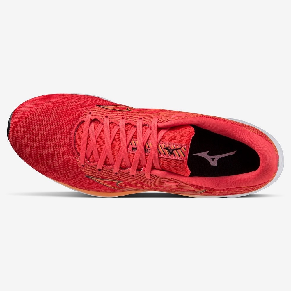 ミズノ（MIZUNO）（メンズ）ランニングシューズ ウエーブライダー26 SW レッド ブラック J1GC220457 スニーカー ジョキング トレーニング 厚底 プレート