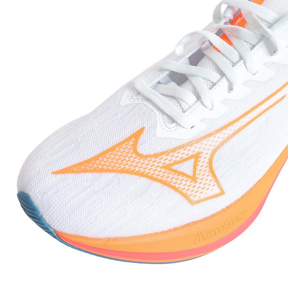 ミズノ（MIZUNO）（メンズ）ランニングシューズ ウエーブリベリオンソニック オレンジ ブラック J1GC233054 スニーカートレーニング ジョギング 部活 マラソン★★★