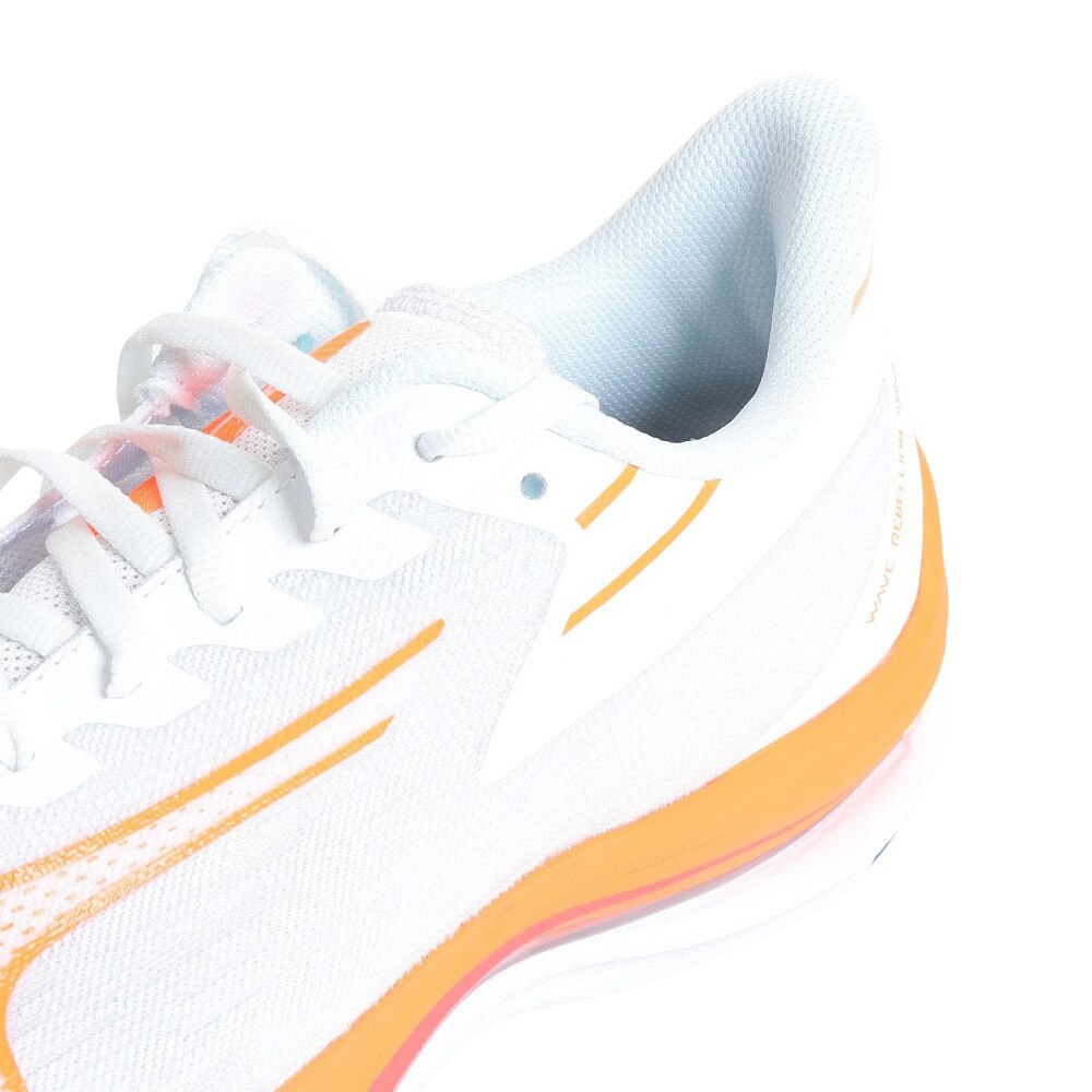 ミズノ（MIZUNO）（メンズ）ランニングシューズ ウエーブリベリオンソニック オレンジ ブラック J1GC233054 スニーカートレーニング ジョギング 部活 マラソン★★★