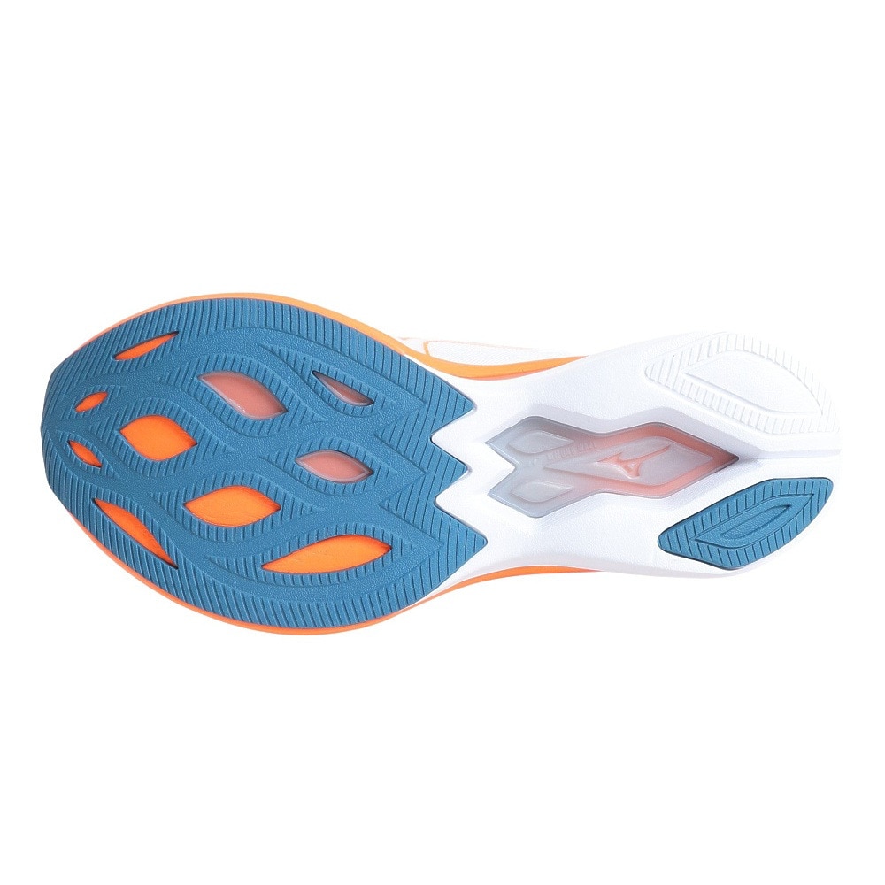 ミズノ（MIZUNO）（メンズ）ランニングシューズ ウエーブリベリオンソニック オレンジ ブラック J1GC233054 スニーカートレーニング ジョギング 部活 マラソン★★★