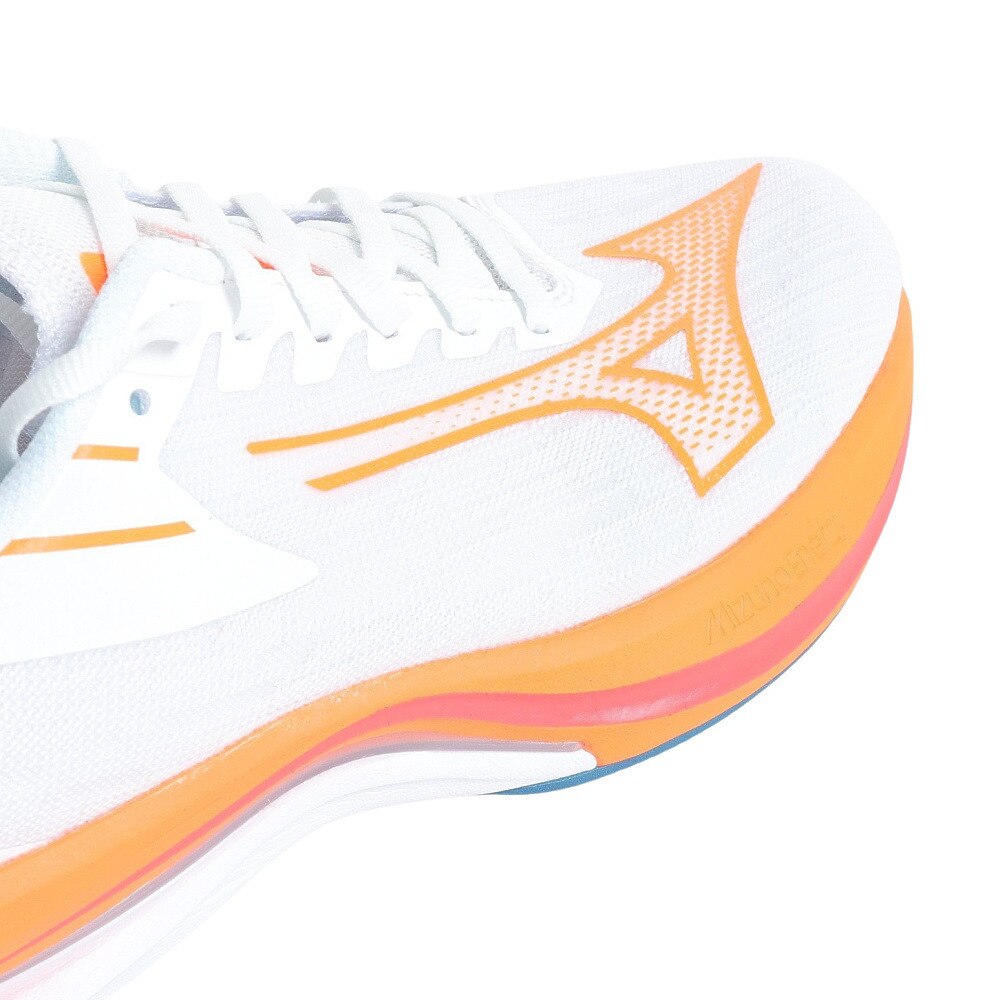 ミズノ（MIZUNO）（メンズ）ランニングシューズ ウエーブリベリオンソニック オレンジ ブラック J1GC233054 スニーカートレーニング ジョギング 部活 マラソン★★★