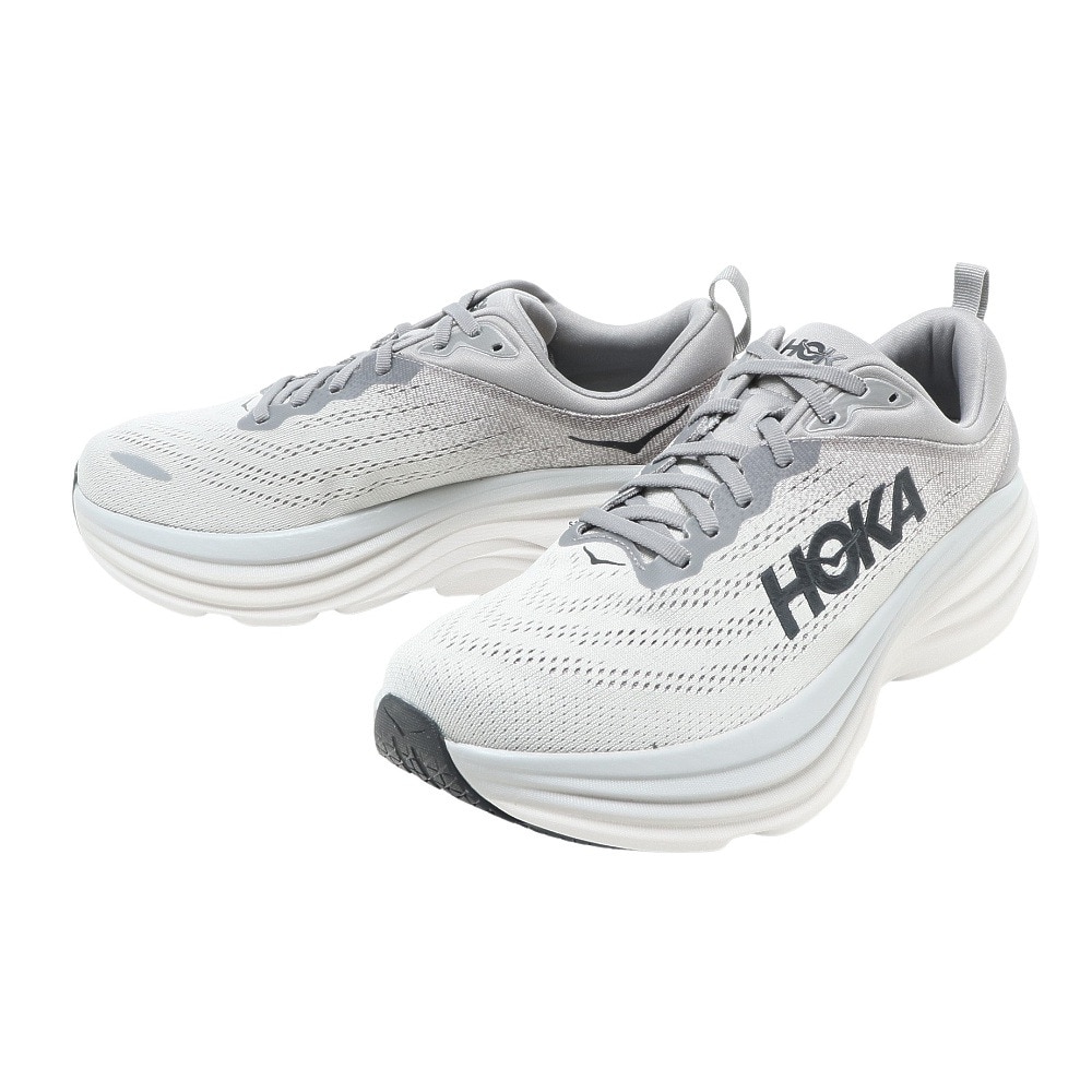 ホカ（HOKA）（メンズ）ランニングシューズ ボンダイ 8 ワイド 1127953-SHMS スニーカー ジョギングシューズ 部活