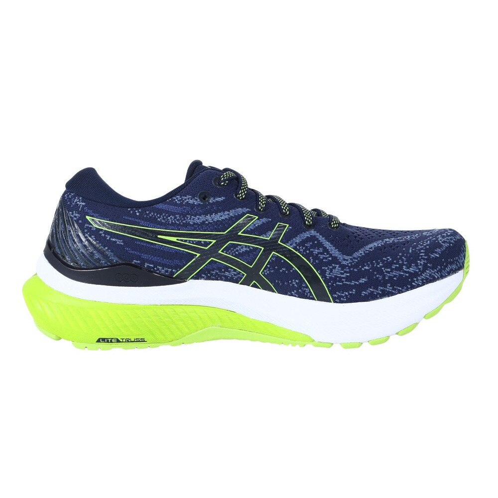 アシックス（ASICS）（メンズ）ランニングシューズ ゲル カヤノ 29 GEL-KAYANO 29 ネイビー 1011B440.404 スニーカー ジョキング 厚底 プレート 軽量 