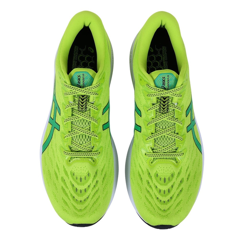 アシックス（ASICS）（メンズ）ランニングシューズ GT-2000 11 フラッシュ グリーン 1011B441.300 スニーカー ジョギング トレーニング 安定 軽量 陸上 部活 