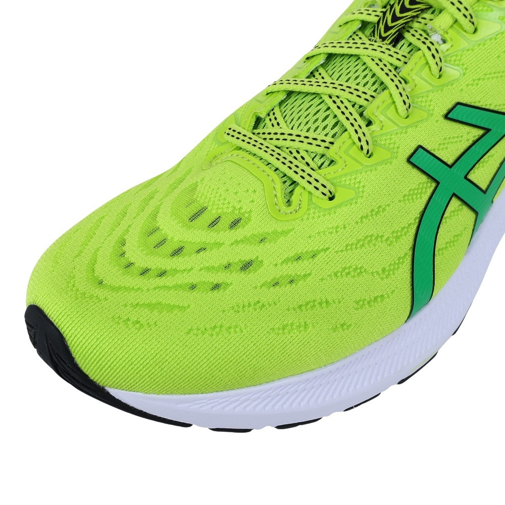 アシックス（ASICS）（メンズ）ランニングシューズ GT-2000 11 フラッシュ グリーン 1011B441.300 スニーカー ジョギング トレーニング 安定 軽量 陸上 部活 