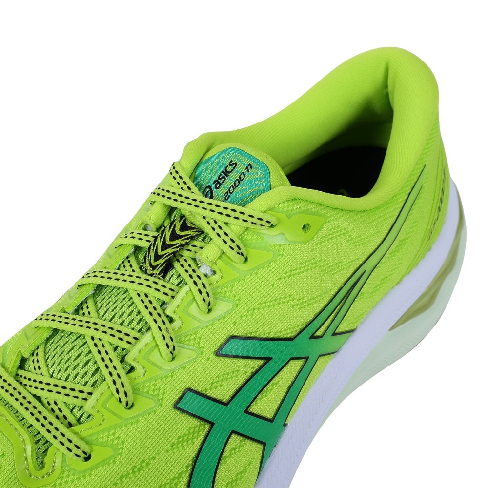 アシックス（ASICS）（メンズ）ランニングシューズ GT-2000 11 フラッシュ グリーン 1011B441.300 スニーカー ジョギング トレーニング 安定 軽量 陸上 部活 