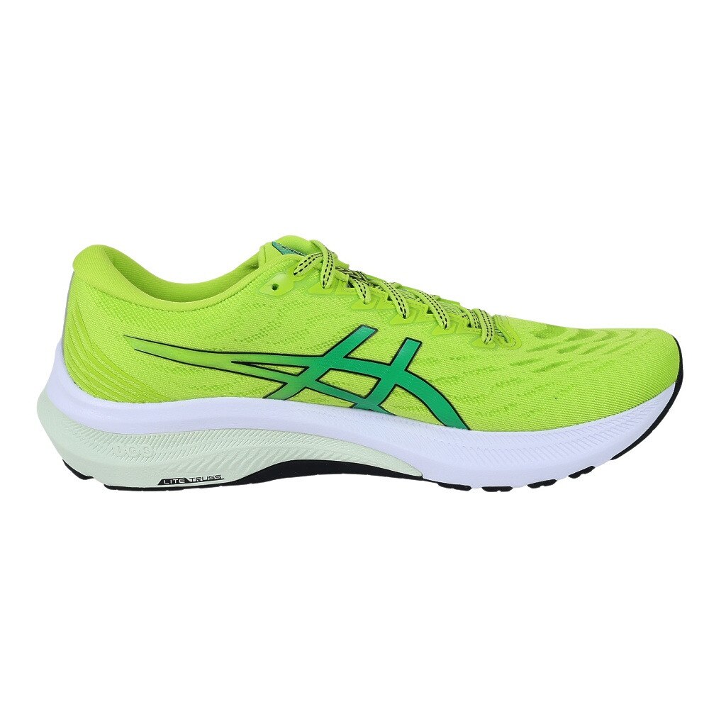 アシックス（ASICS）（メンズ）ランニングシューズ GT-2000 11 フラッシュ グリーン 1011B441.300 スニーカー ジョギング トレーニング 安定 軽量 陸上 部活 