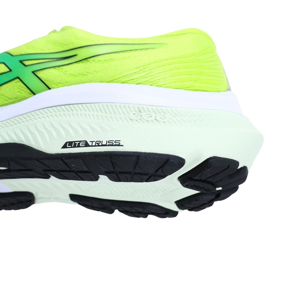 アシックス（ASICS）（メンズ）ランニングシューズ GT-2000 11 フラッシュ グリーン 1011B441.300 スニーカー ジョギング トレーニング 安定 軽量 陸上 部活 