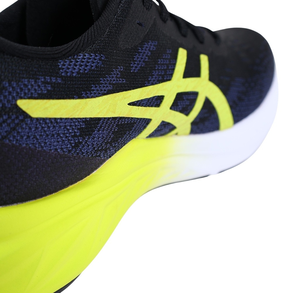 アシックス（ASICS）（メンズ）ランニングシューズ ダイナブラスト 3 DYNABLAST 3 黒 黄色 1011B460.005 スニーカー トレーニング ジョキング 日常履き 部活