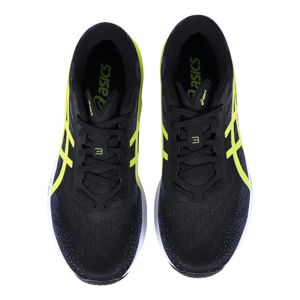 アシックス（ASICS）（メンズ）ランニングシューズ ダイナブラスト 3 DYNABLAST 3 黒 黄色 1011B460.005 スニーカー トレーニング ジョキング 日常履き 部活