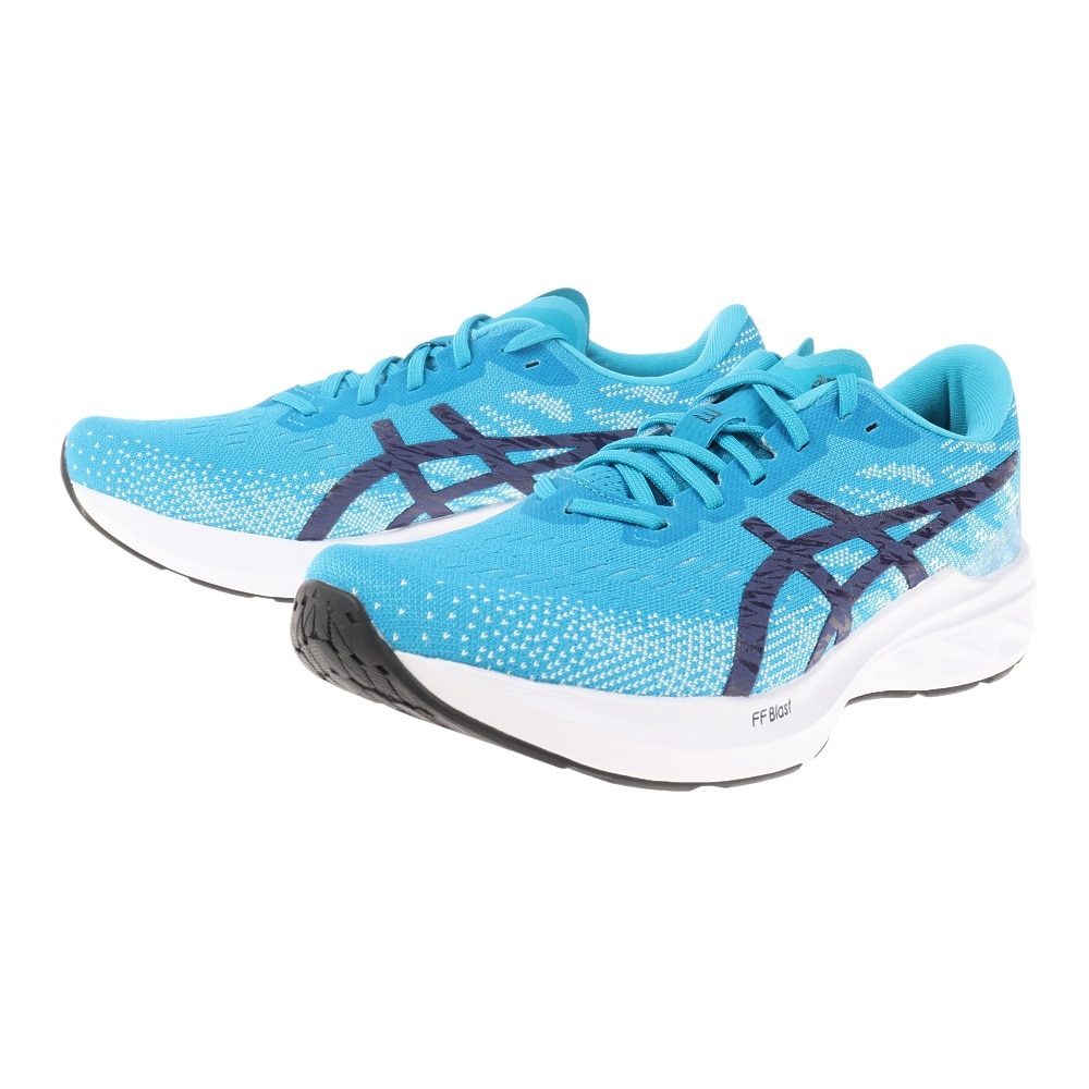 アシックス（ASICS）（メンズ）ランニングシューズ ダイナブラスト 3 ブルー ネイビー 1011B460.403 スニーカー トレーニング  ジョキング 日常履き 部活