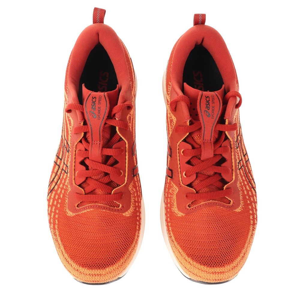 アシックス（ASICS）（メンズ）ランニングシューズ エボライド スピード ワイド レッド 1011B613.600 スニーカー ジョギング トレーニング ウォーキング 軽量