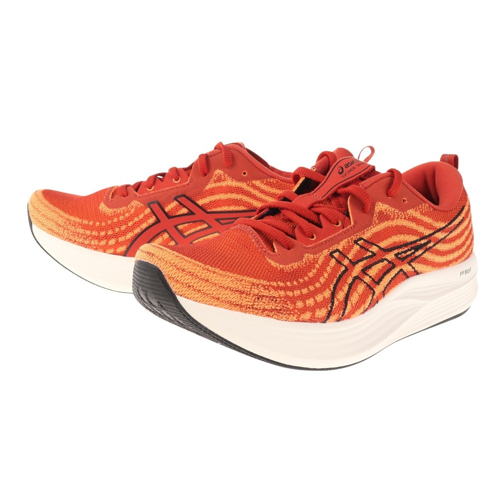 アシックス（ASICS）（メンズ）ランニングシューズ エボライド スピード ワイド レッド 1011B613.600 スニーカー ジョギング トレーニング ウォーキング 軽量