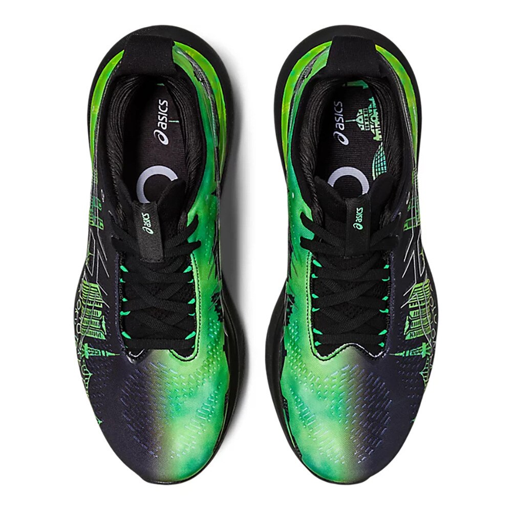 アシックス（ASICS）（メンズ）ランニングシューズ ゲル ニンバス 25 ブラック 1011B743.001 スニーカー ジョグ ウォーキング 厚底 軽量