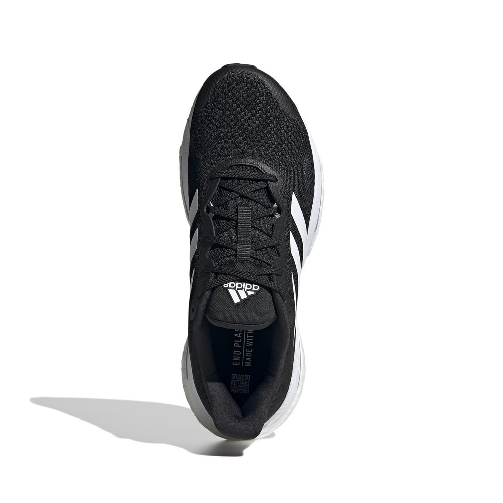 アディダス（adidas）（メンズ）ランニングシューズ ソーラーグライド 5 黒 くろ クロ ブラック GX5493 スニーカー 快適  トレーニング 部活