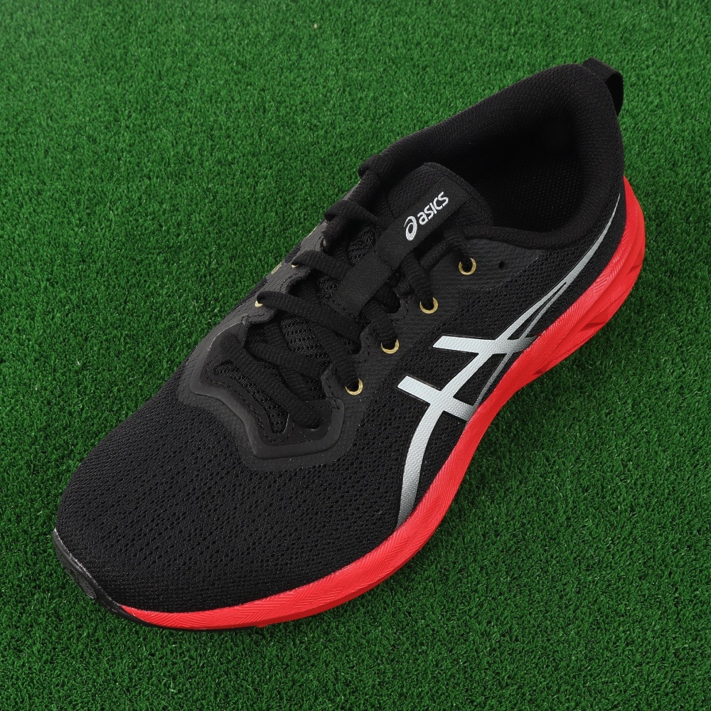 アシックス（ASICS）（メンズ）ランニングシューズ バーサブラスト 2 ワイド ブラック レッド 1011B462.017 スニーカー マラソン トレーニング ジム 軽量 