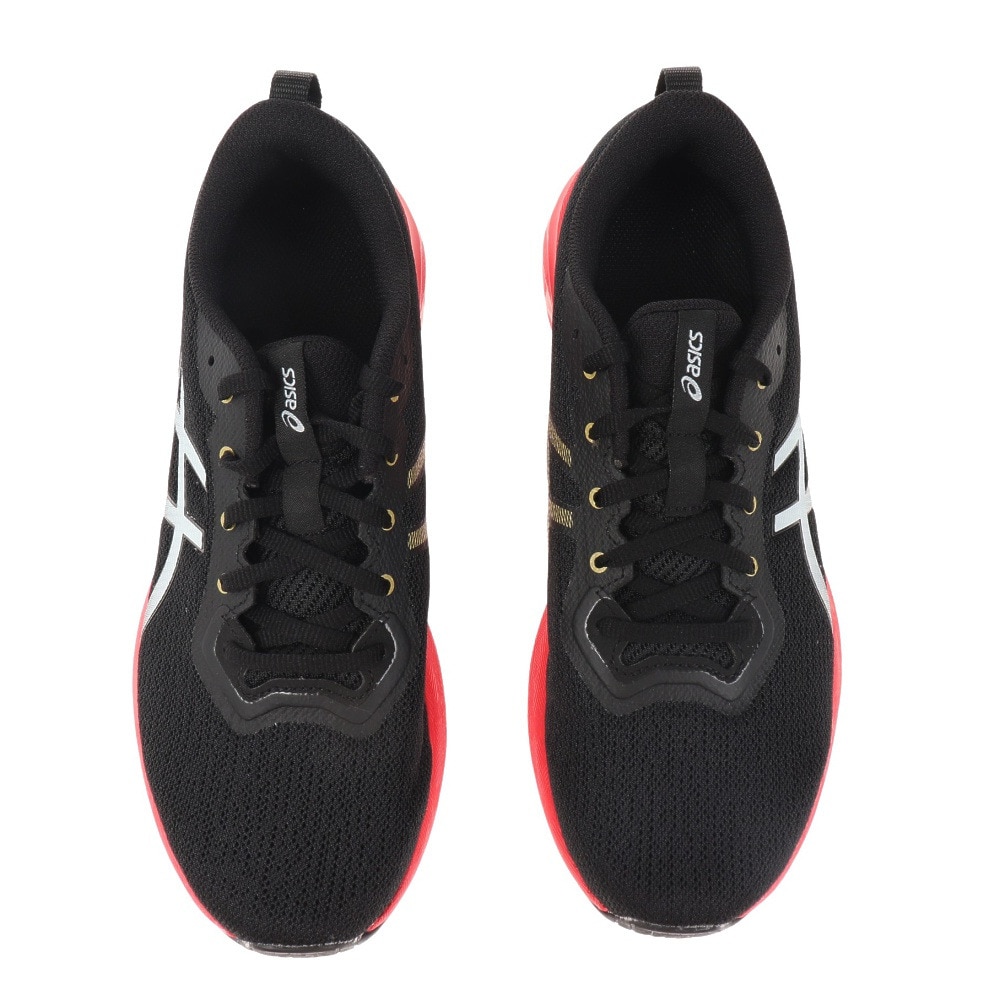 アシックス（ASICS）（メンズ）ランニングシューズ バーサブラスト 2 ワイド ブラック レッド 1011B462.017 スニーカー マラソン トレーニング ジム 軽量 