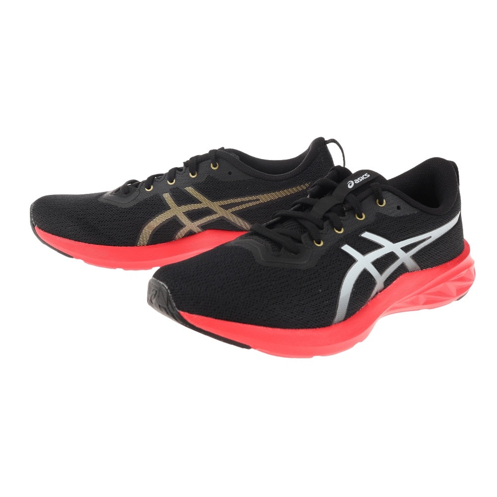 アシックス（ASICS）（メンズ）ランニングシューズ バーサブラスト 2 ワイド ブラック レッド 1011B462.017 スニーカー マラソン トレーニング ジム 軽量 