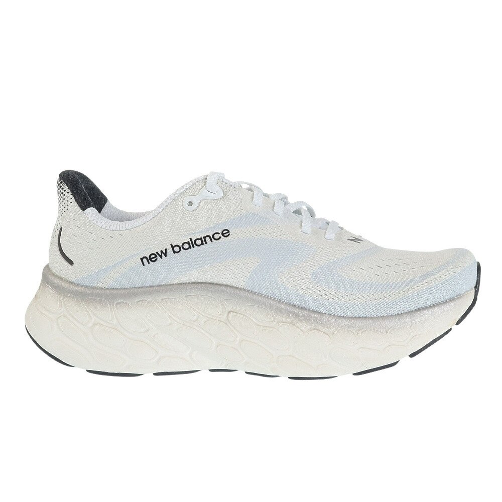 ニューバランス（new balance）（メンズ）ランニングシューズ フレッシュ フォーム モア Fresh Foam X More v4 白 オフホワイト MMORCW4 2E クッション 安定