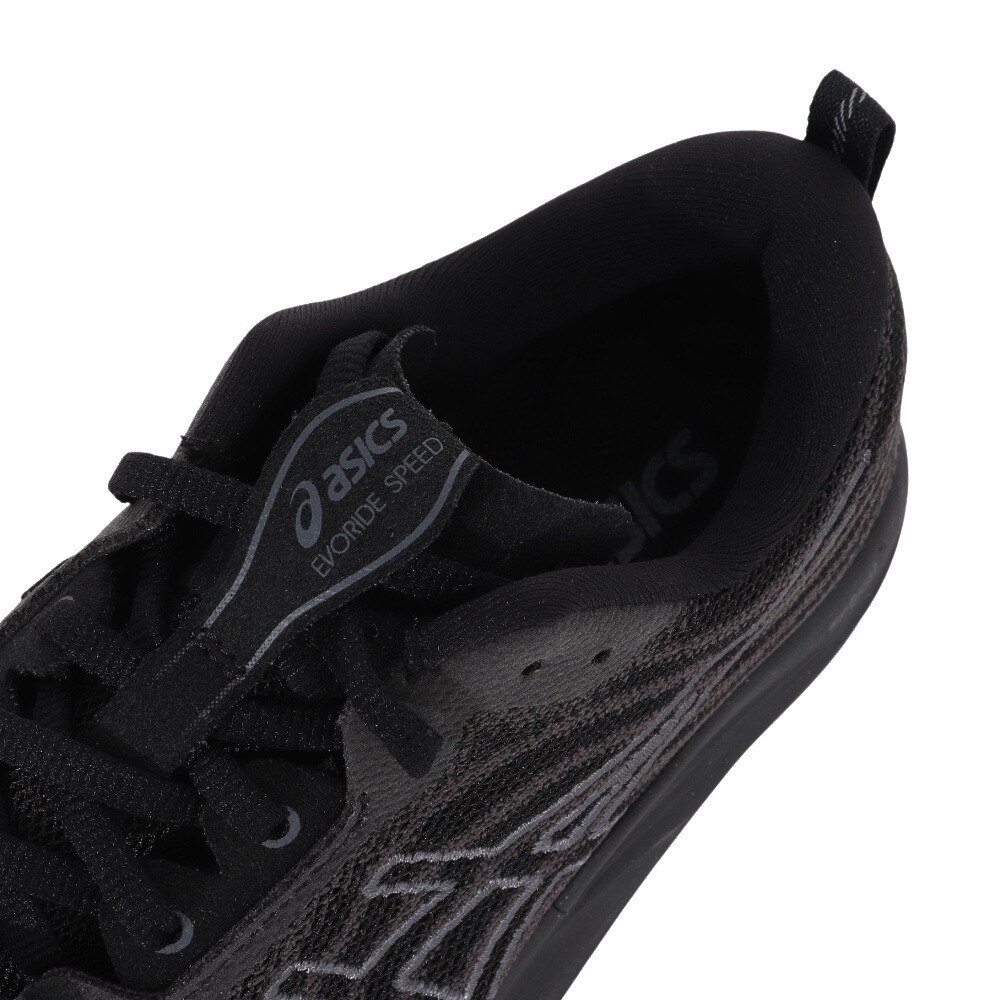 アシックス（ASICS）（メンズ）ランニング シューズ エボライド スピード ワイド ブラック 1011B613.001 スニーカー ジョギング 軽量 クッション性 反発性