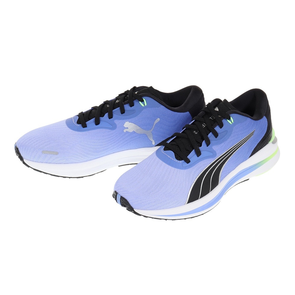 プーマ｜プーマ（PUMA）（メンズ）ランニングシューズ エレクトリファイ ニトロ ブルー 37681408 スニーカー ジョギング トレーニング  クッション性 軽量 スポーツ用品はスーパースポーツゼビオ