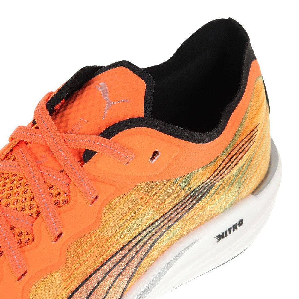 プーマ（PUMA）（メンズ）ランニングシューズ リベレイトニトロ 2 オレンジ 37731504 スニーカー ジョギング マラソン トレーニング クッション性 軽量