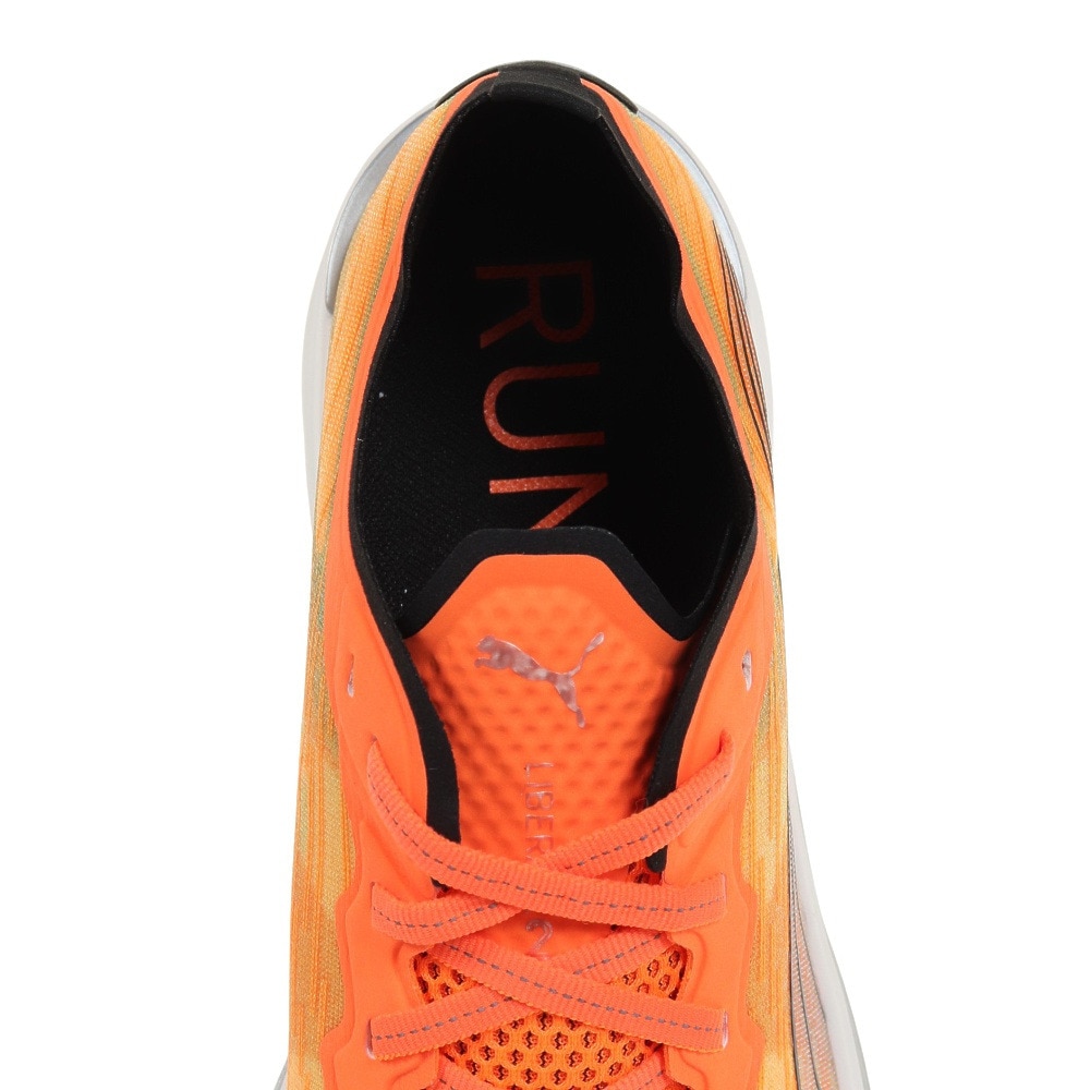 プーマ（PUMA）（メンズ）ランニングシューズ リベレイトニトロ 2 オレンジ 37731504 スニーカー ジョギング マラソン トレーニング クッション性 軽量