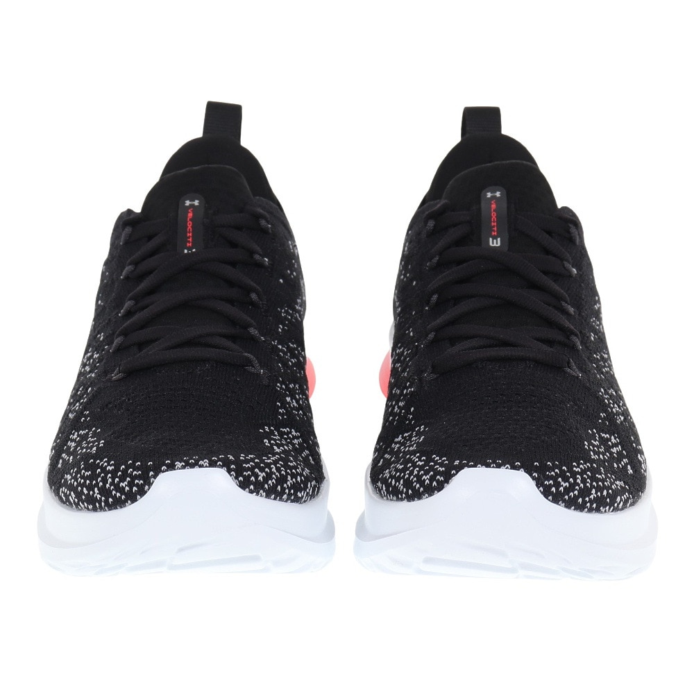アンダーアーマー（UNDER ARMOUR）（メンズ）ランニングシューズ ベロシティ3 ブラック 3026117 004 スニーカー ジョグ ウォーク 柔軟性 クッション性