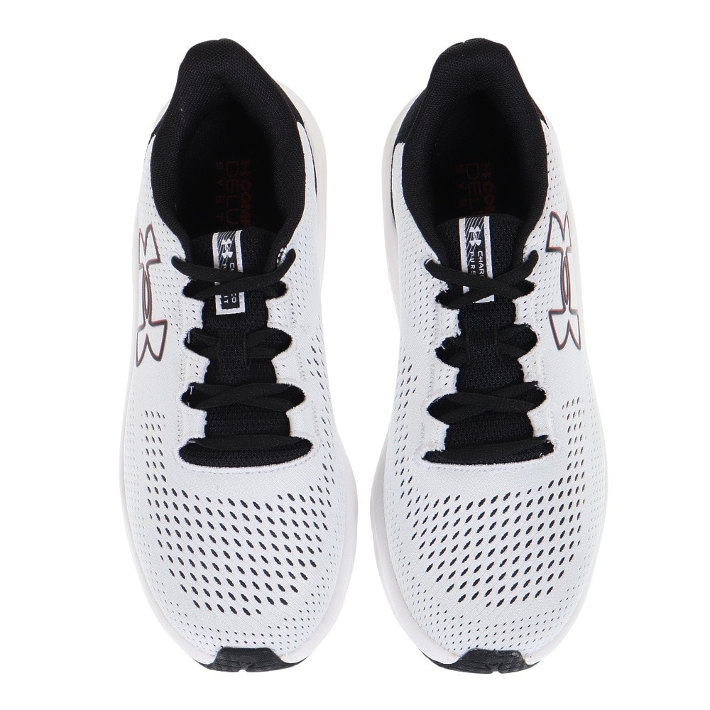 UNDER ARMOUR／メンズ ランニングシューズ／White×Black