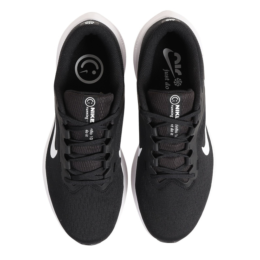 ナイキ（NIKE）（メンズ）ランニングシューズ エア ウィンフロー 10 ブラック DV4022-003 スニーカー ジョギング 通気性 マラソン