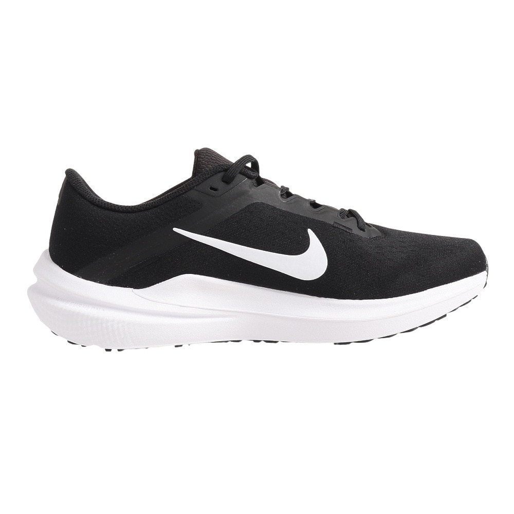 ナイキ（NIKE）（メンズ）ランニングシューズ エア ウィンフロー 10 ブラック DV4022-003 スニーカー ジョギング 通気性 マラソン