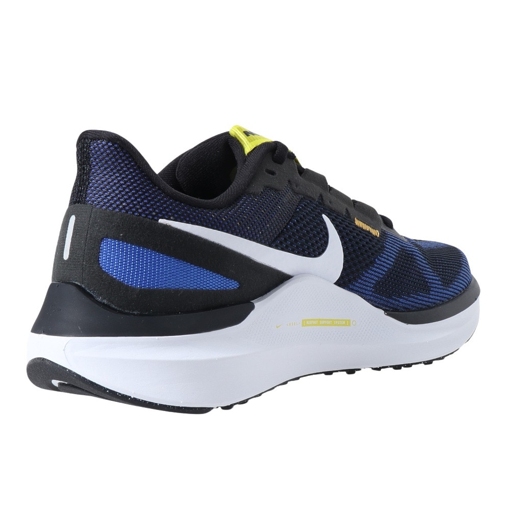 ナイキ（NIKE）（メンズ）ランニングシューズ エア ズーム ストラクチャー 25 ブラック DJ7883-003 スニーカー ジョギング トレーニング 部活