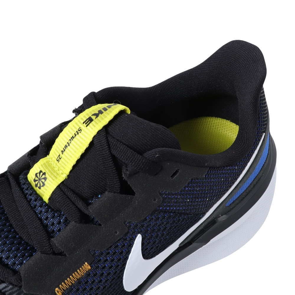 ナイキ（NIKE）（メンズ）ランニングシューズ エア ズーム ストラクチャー 25 ブラック DJ7883-003 スニーカー ジョギング トレーニング 部活