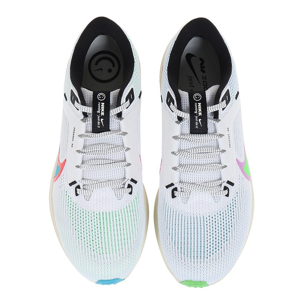 ナイキ（NIKE）（メンズ）ランニングシューズ エアズーム ペガサス 40 SE ホワイト FJ1051-100 スニーカー ジョギング マラソン トレーニング 反発性
