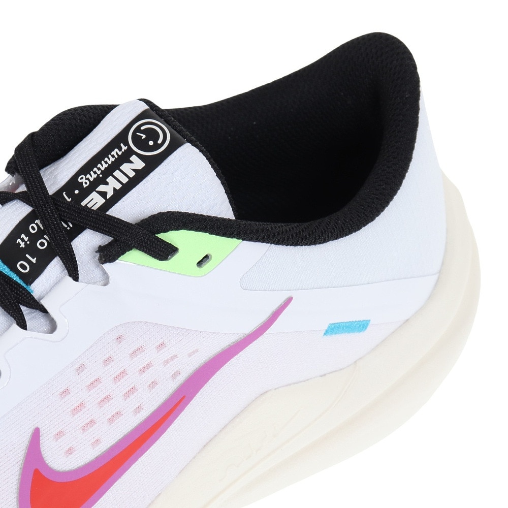 ナイキ（NIKE）（メンズ）ランニングシューズ エア ウィンフロー 10 SE ホワイト FJ1053-100 スニーカー ジョギング 通気性 マラソン おしゃれ
